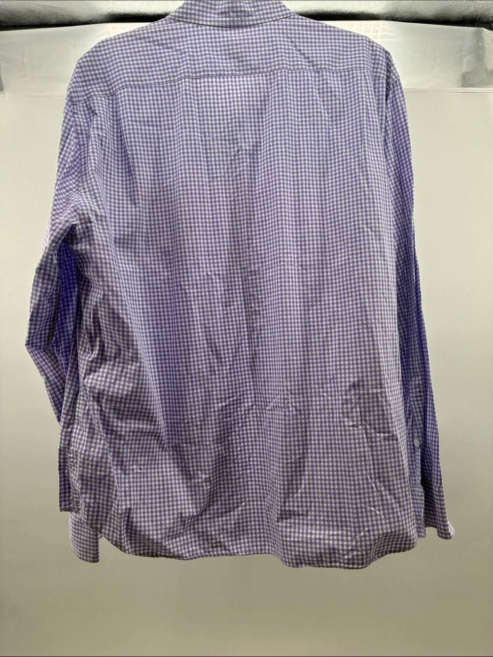 J. Crew Men’s Lavender Gingham Button-Down Shirt